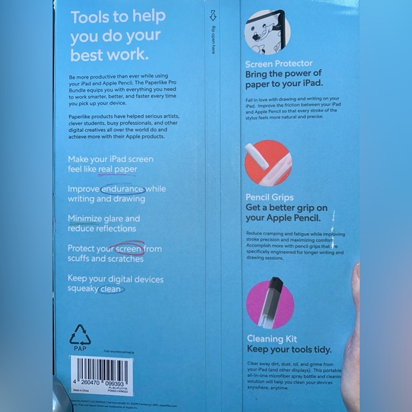 Paperlike Pro Screen Protector
Bundle
NEW Sealed - Picture 4 of 6